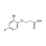 3-(2-Bromo-4-fluorophenoxy)propanoic Acid