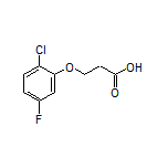 3-(2-Chloro-5-fluorophenoxy)propanoic Acid