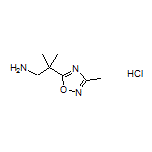2-Methyl-2-(3-methyl-1,2,4-oxadiazol-5-yl)-1-propanamine Hydrochloride