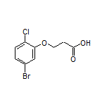 3-(5-Bromo-2-chlorophenoxy)propanoic Acid