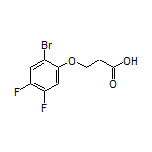 3-(2-Bromo-4,5-difluorophenoxy)propanoic Acid