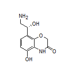 (R)-8-(2-Amino-1-hydroxyethyl)-5-hydroxy-2H-benzo[b][1,4]oxazin-3(4H)-one