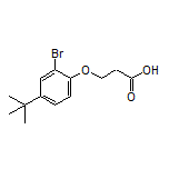 3-[2-Bromo-4-(tert-butyl)phenoxy]propanoic Acid