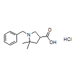 1-Benzyl-5,5-dimethylpyrrolidine-3-carboxylic Acid Hydrochloride