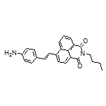 (E)-6-(4-Aminostyryl)-2-butyl-1H-benzo[de]isoquinoline-1,3(2H)-dione