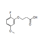 3-(2-Fluoro-5-methoxyphenoxy)propanoic Acid