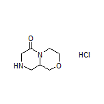 Hexahydropyrazino[2,1-c][1,4]oxazin-6(1H)-one Hydrochloride