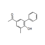 4’-Hydroxy-3’-methyl-5’-phenylacetophenone