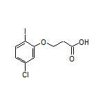 3-(5-Chloro-2-iodophenoxy)propanoic Acid