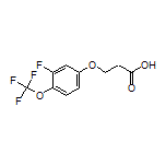 3-[3-Fluoro-4-(trifluoromethoxy)phenoxy]propanoic Acid