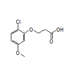 3-(2-Chloro-5-methoxyphenoxy)propanoic Acid