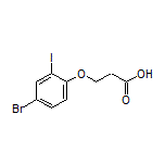 3-(4-Bromo-2-iodophenoxy)propanoic Acid