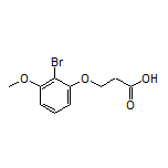 3-(2-Bromo-3-methoxyphenoxy)propanoic Acid