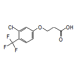 3-[3-Chloro-4-(trifluoromethyl)phenoxy]propanoic Acid