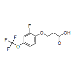 3-[2-Fluoro-4-(trifluoromethoxy)phenoxy]propanoic Acid