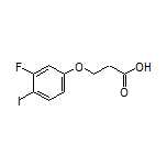 3-(3-Fluoro-4-iodophenoxy)propanoic Acid