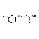 3-(3-Chloro-4-iodophenoxy)propanoic Acid