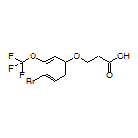 3-[4-Bromo-3-(trifluoromethoxy)phenoxy]propanoic Acid