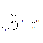 3-[2-(tert-Butyl)-4-methoxyphenoxy]propanoic Acid