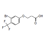 3-[3-Bromo-4-(trifluoromethyl)phenoxy]propanoic Acid