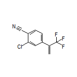 2-Chloro-4-[1-(trifluoromethyl)vinyl]benzonitrile