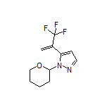 1-(Tetrahydro-2H-pyran-2-yl)-5-[1-(trifluoromethyl)vinyl]pyrazole