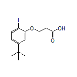 3-[5-(tert-Butyl)-2-iodophenoxy]propanoic Acid