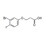 3-(3-Bromo-4-iodophenoxy)propanoic Acid