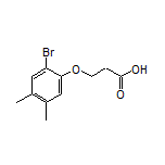 3-(2-Bromo-4,5-dimethylphenoxy)propanoic Acid