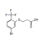 3-[5-Bromo-2-(trifluoromethyl)phenoxy]propanoic Acid