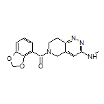 Benzo[d][1,3]dioxol-4-yl[3-(methylamino)-7,8-dihydropyrido[4,3-c]pyridazin-6(5H)-yl]methanone