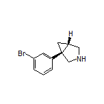 (1R,5S)-1-(3-Bromophenyl)-3-azabicyclo[3.1.0]hexane