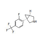 (1S,5R)-1-[2-Fluoro-4-(trifluoromethyl)phenyl]-3-azabicyclo[3.1.0]hexane