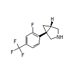 (1R,5S)-1-[2-Fluoro-4-(trifluoromethyl)phenyl]-3-azabicyclo[3.1.0]hexane