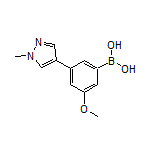 3-Methoxy-5-(1-methyl-4-pyrazolyl)phenylboronic Acid