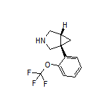 (1S,5R)-1-[2-(Trifluoromethoxy)phenyl]-3-azabicyclo[3.1.0]hexane