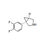 (1S,5R)-1-(3,4-Difluorophenyl)-3-azabicyclo[3.1.0]hexane