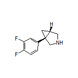 (1R,5S)-1-(3,4-Difluorophenyl)-3-azabicyclo[3.1.0]hexane