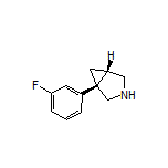 (1R,5S)-1-(3-Fluorophenyl)-3-azabicyclo[3.1.0]hexane