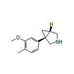 (1R,5S)-1-(3-Methoxy-4-methylphenyl)-3-azabicyclo[3.1.0]hexane