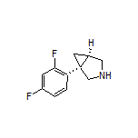 (1S,5R)-1-(2,4-Difluorophenyl)-3-azabicyclo[3.1.0]hexane