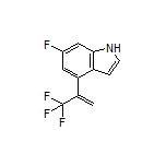 6-Fluoro-4-[1-(trifluoromethyl)vinyl]indole