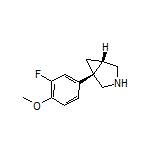 (1R,5S)-1-(3-Fluoro-4-methoxyphenyl)-3-azabicyclo[3.1.0]hexane