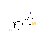 (1S,5R)-1-(3-Fluoro-4-methoxyphenyl)-3-azabicyclo[3.1.0]hexane