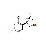 (1R,5S)-1-(2-Chloro-4-fluorophenyl)-3-azabicyclo[3.1.0]hexane