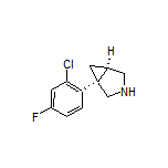 (1S,5R)-1-(2-Chloro-4-fluorophenyl)-3-azabicyclo[3.1.0]hexane