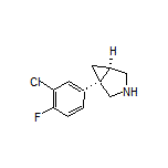 (1S,5R)-1-(3-Chloro-4-fluorophenyl)-3-azabicyclo[3.1.0]hexane