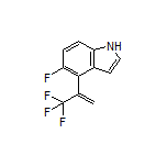 5-Fluoro-4-[1-(trifluoromethyl)vinyl]indole