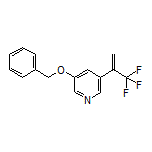 3-(Benzyloxy)-5-[1-(trifluoromethyl)vinyl]pyridine