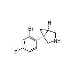 (1S,5R)-1-(2-Bromo-4-fluorophenyl)-3-azabicyclo[3.1.0]hexane